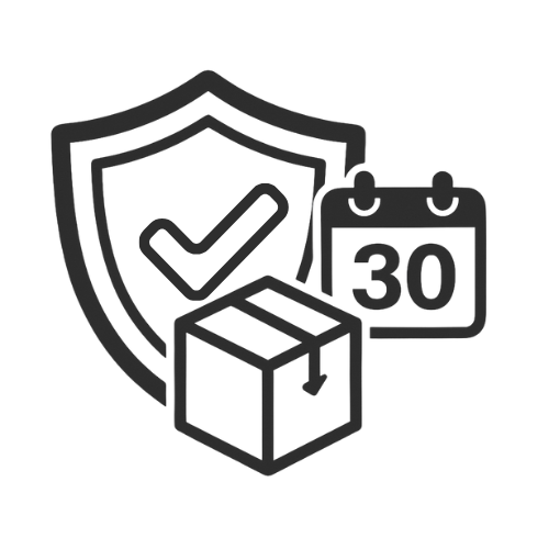 Secure Shipping + 30 Extra Days Guarantee
